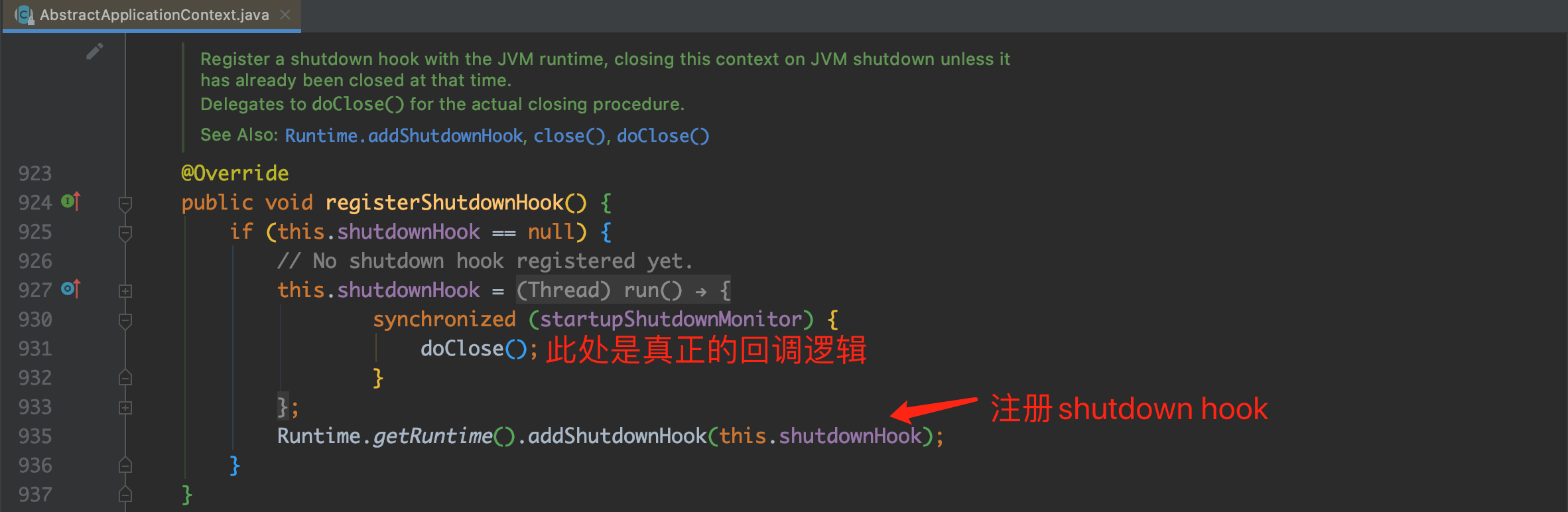 Spring Shutdown Hook工作机制揭秘_springapplicationshutdownhookCSDN博客