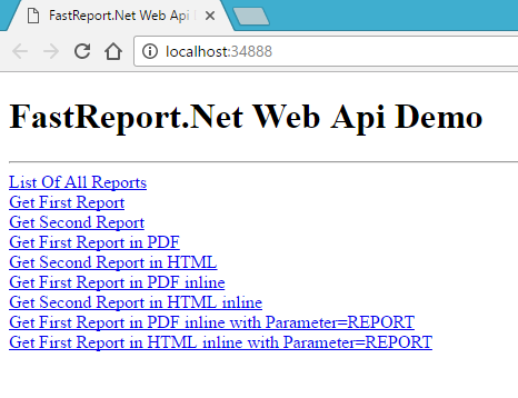 如何在ASP.NET Web API中使用FastReport.Net