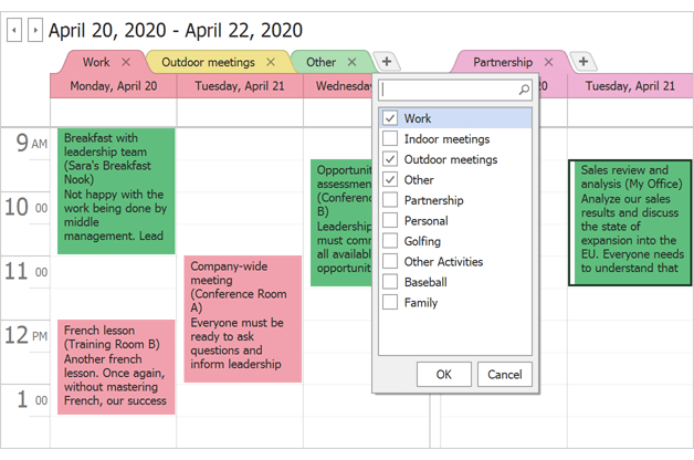 DevExpress Winforms v20.1°