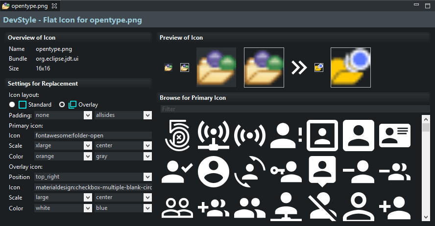 myeclipse使用教程使用devstyleicondesigner二
