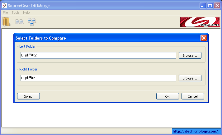 p4merge diff folders