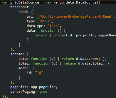 kendoui简单增删改查