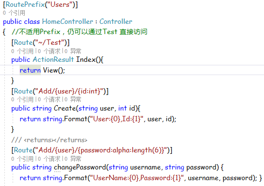 c#进阶（2）—— ASP.NET MVC 常用路由总结