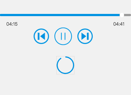 基于vue和js手写的移动端h5自定义音乐播放器(直线进度条和圆形滚动