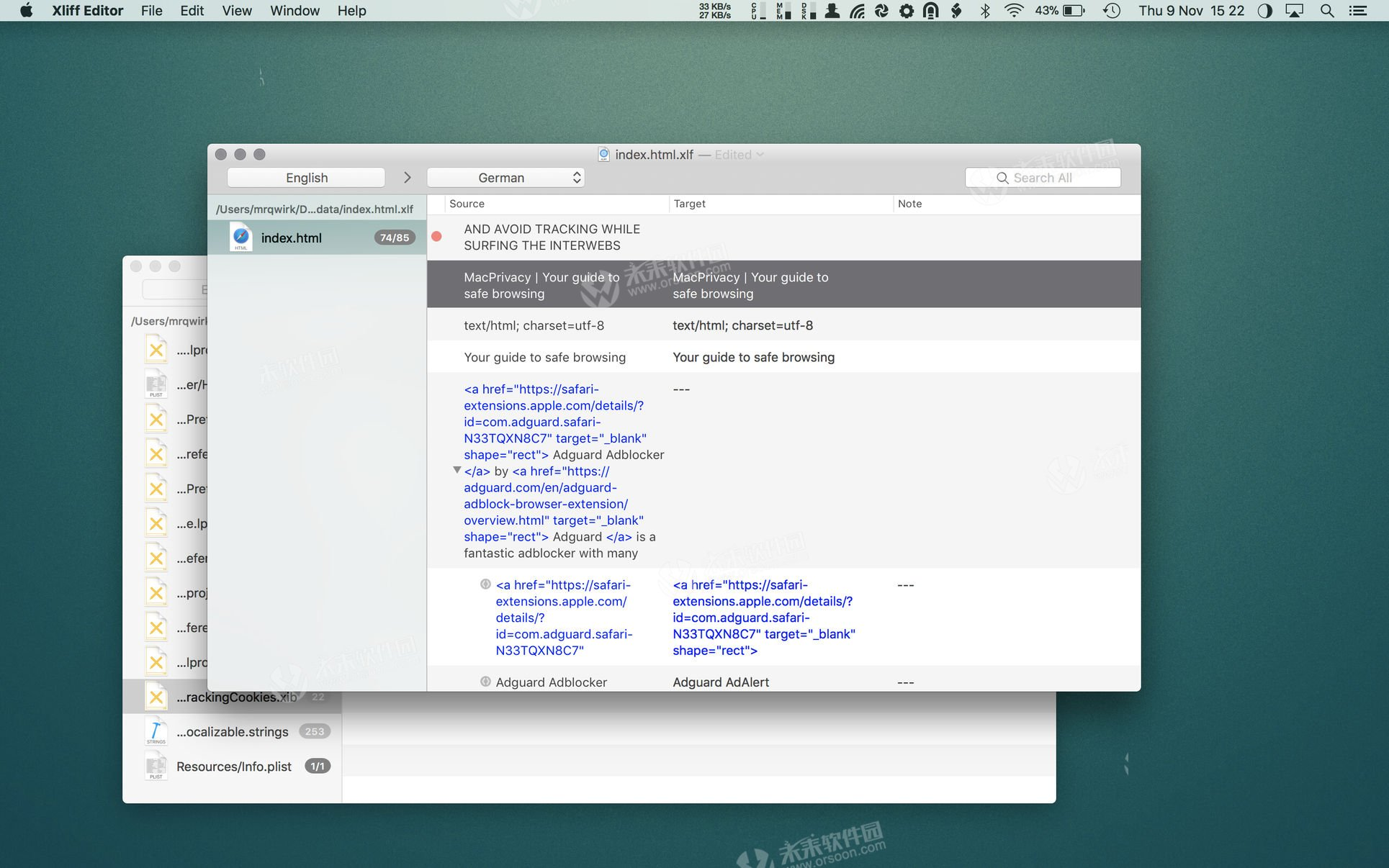 freeware xliff editor