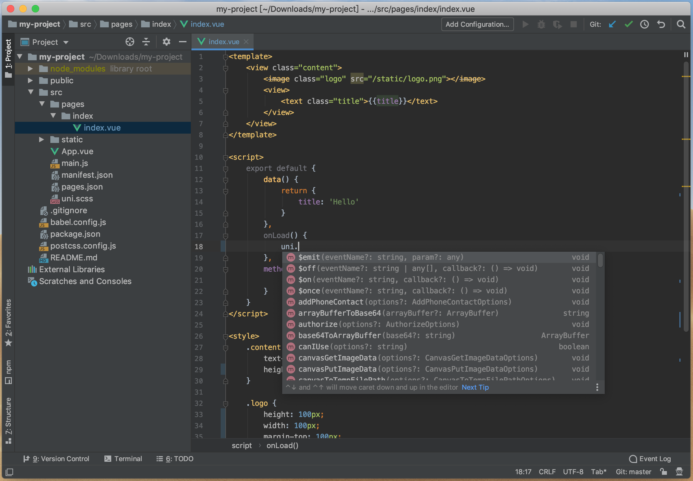 在 WebStorm 中开发 Uni-app_webstorm Uniapp-CSDN博客