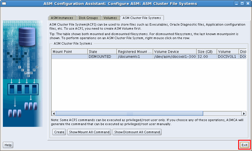 Oracle 11g 新特性 – ACFS 说明