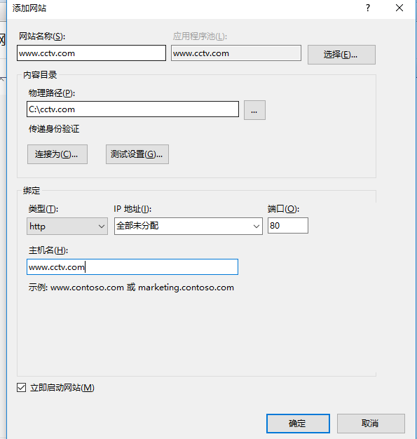 .net core网站设置