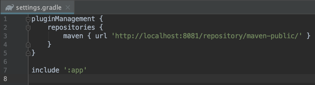 client gradle plugin