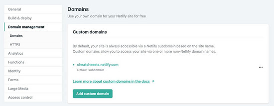 使用 netlify 部署你的前端应用