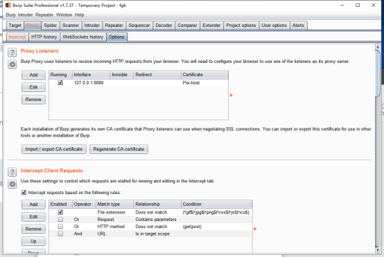 Burpsuite Professional安装及使用教程(抓包)