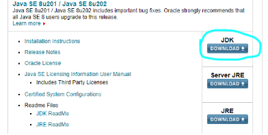 java se development kit 8 update 211 64 bit.