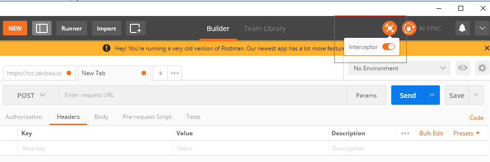 use postman interceptor extension