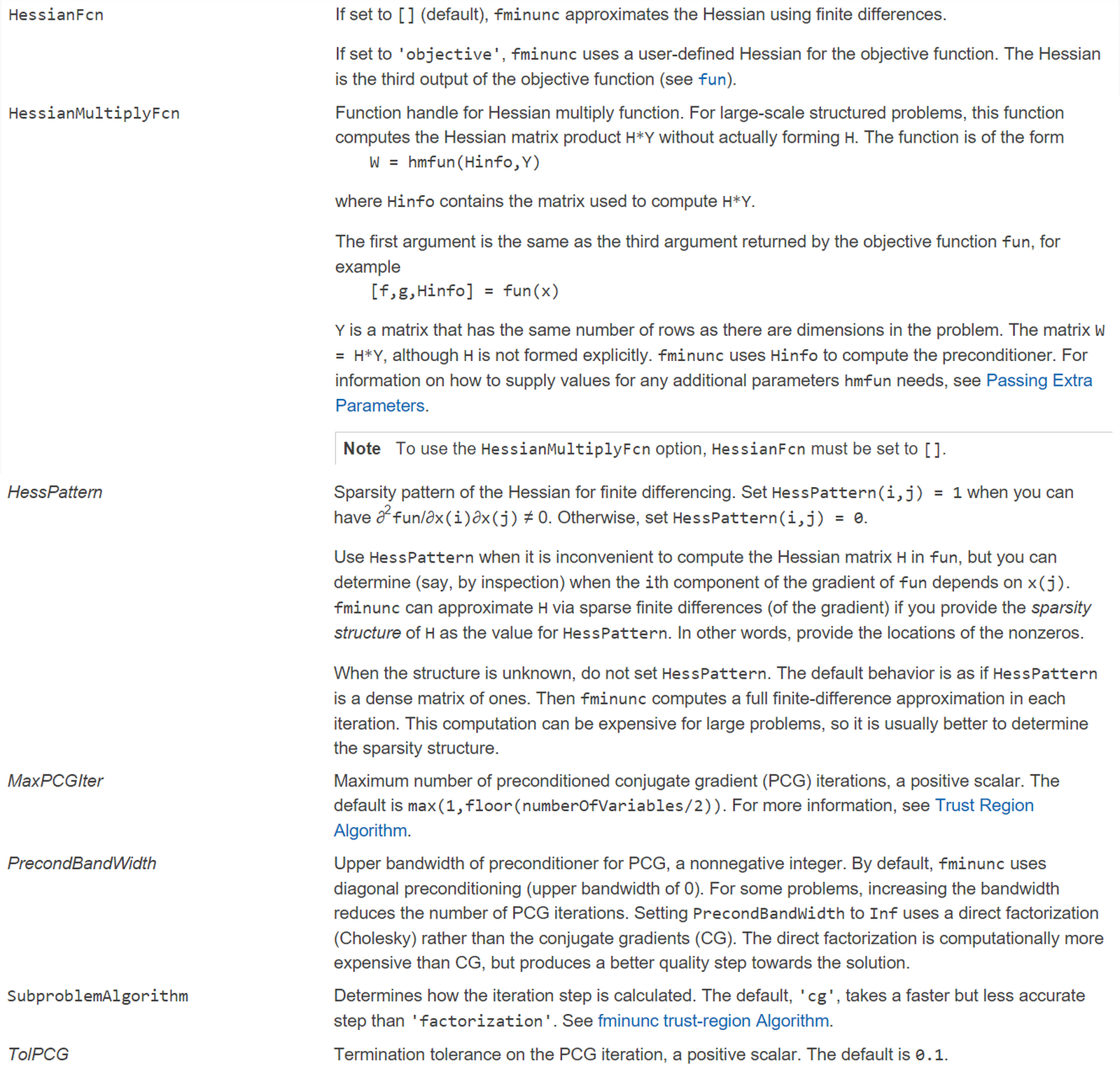 matlab优化函数fminunc_fminunc函数matlabCSDN博客