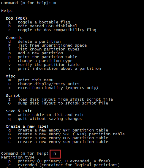 Fdisk mac os команды