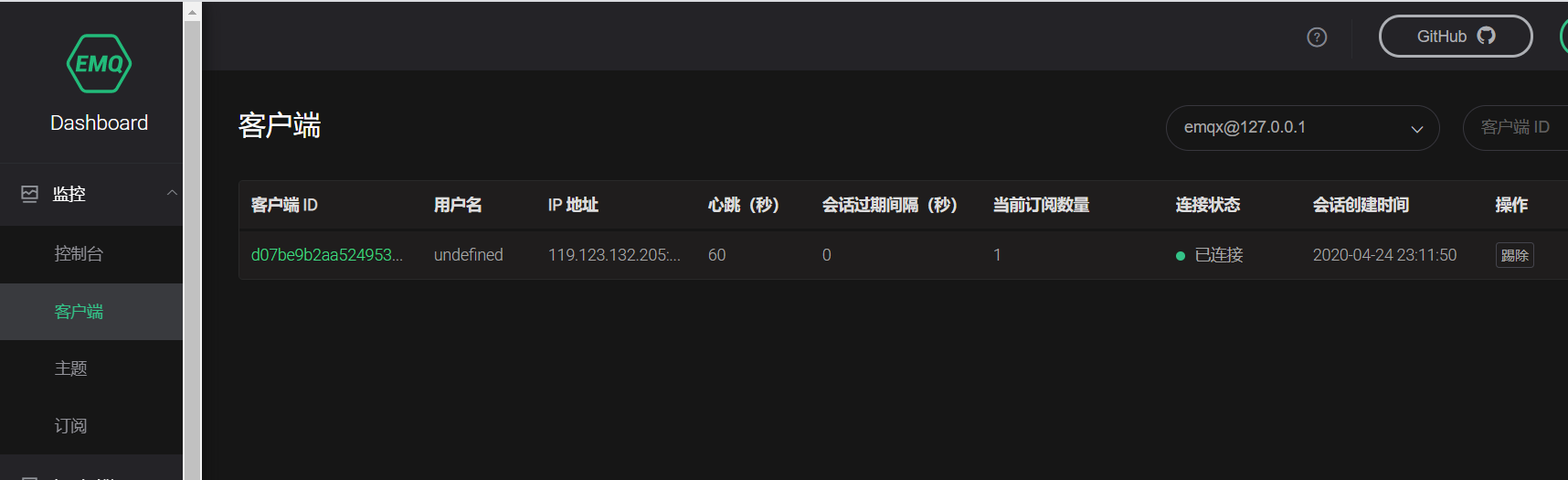 EMQX服务器搭建系列三：EMQX服务器主题测试_ha emqx创建主题-CSDN博客