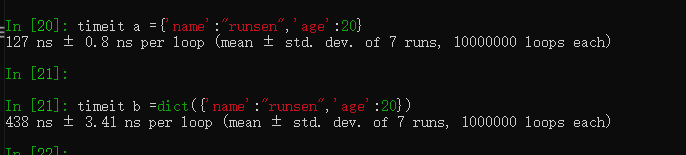 【Python学习】字典和集合