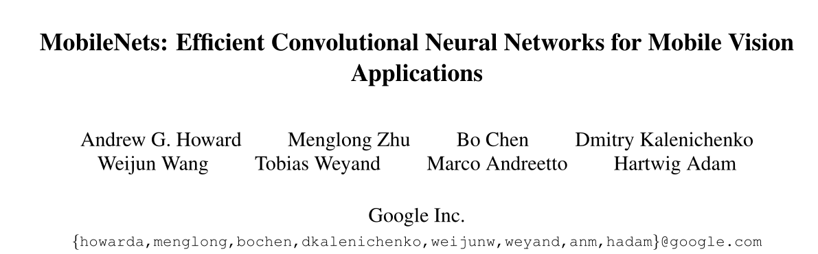轻量化网络MobileNet解析人工智能Wenrui Xie的博客-