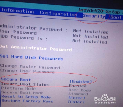 secure boot怎么关闭