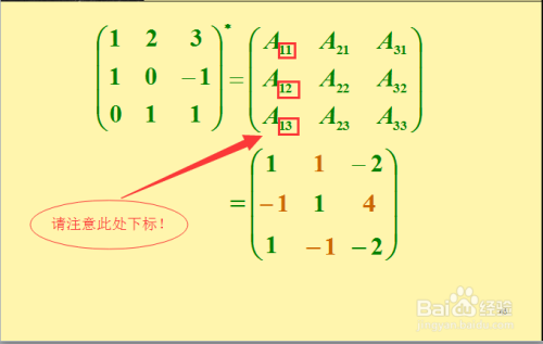 线性代数：矩阵运算之求伴随矩阵？