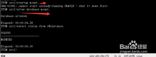 Oracle数据库的启动和停止过程