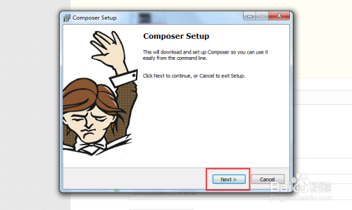 windows下如何安装Composer？