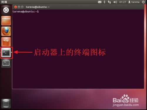 ubuntu open terminal from directory