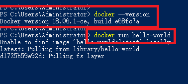 windows10上安装docker