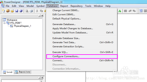 SQL SERVER逆向工程将数据库导入PowerDesigner