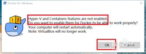 windows10上安装docker