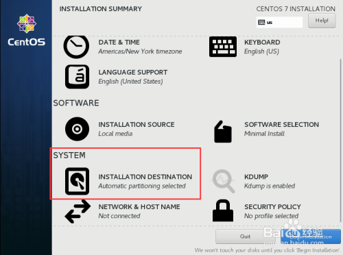 在安装Centos 7.x自定义的正确分区方法