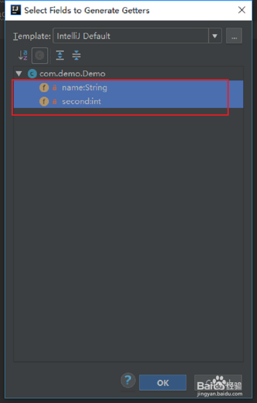 IntelliJ IDEA怎么自动生成get/set方法