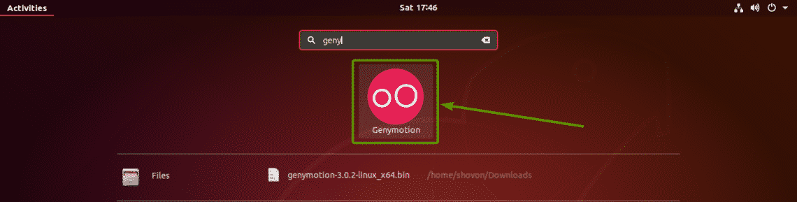 geanymotion ubuntu 18.04