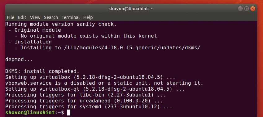 geanymotion ubuntu 18.04