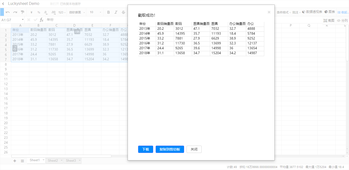 又发现一款纯js开源电子表格Luckysheetzsevgymko的博客-