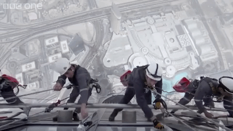 BBC纪录片：清洗世界最高建筑 人需要在绳索悬挂、强风中完成擦玻璃的工作