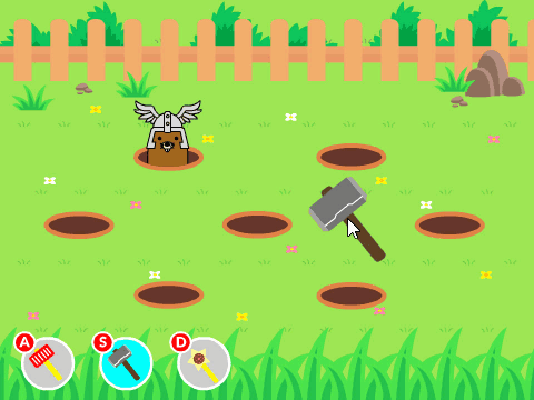 75scratch课堂丨经典游戏系列打地鼠14地鼠太郎之决定反击