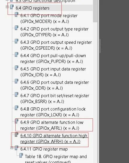 STM32 GPIO详解人生一路，点滴记录-32gpioa6