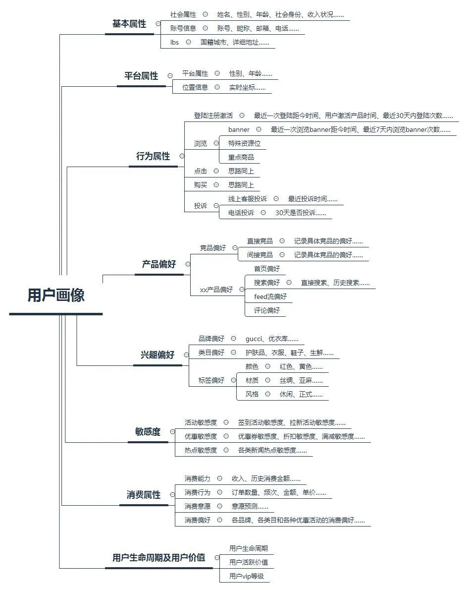 用户画像从0到100的构建思路 Fuyipingwml的博客 Csdn博客