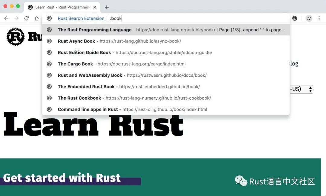 【Rus项目推荐】Rust search extension 0.8发布！快速搜索Rust文档、属性和库的浏览器插件...