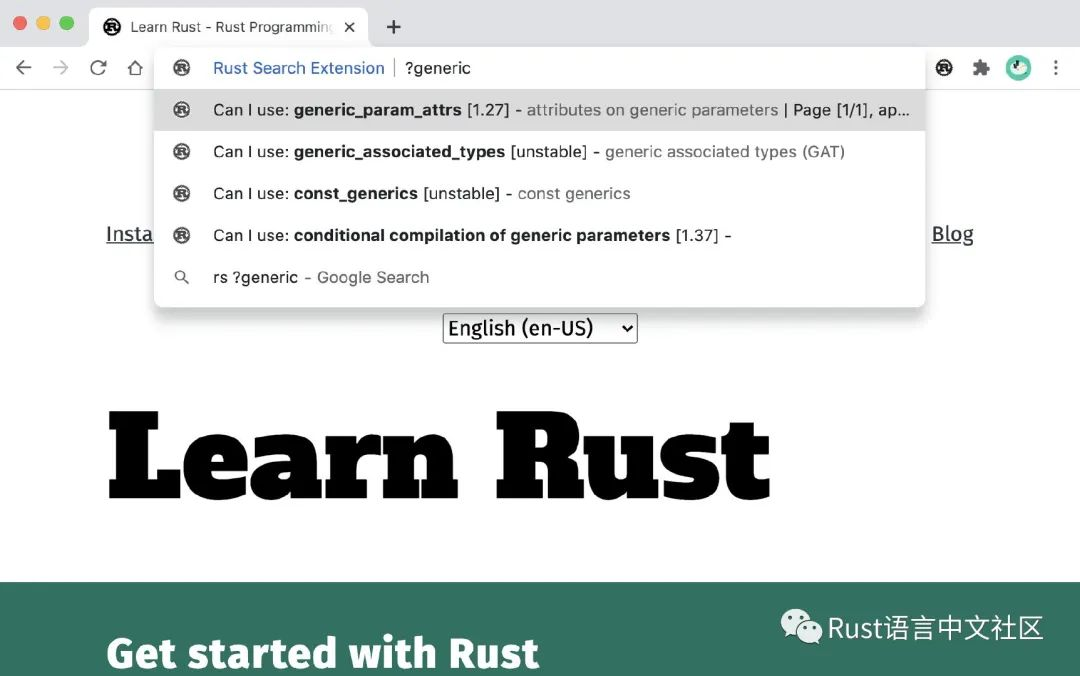 Rust Search Extension两周年，发布1.0版！