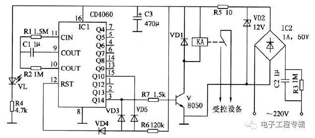 Микросхема hcf4060be описание на русском схема подключения