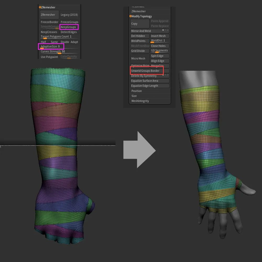 游戏建模ZBrush 小技巧次世代,游戏建模,3D游戏建模小强的博客-