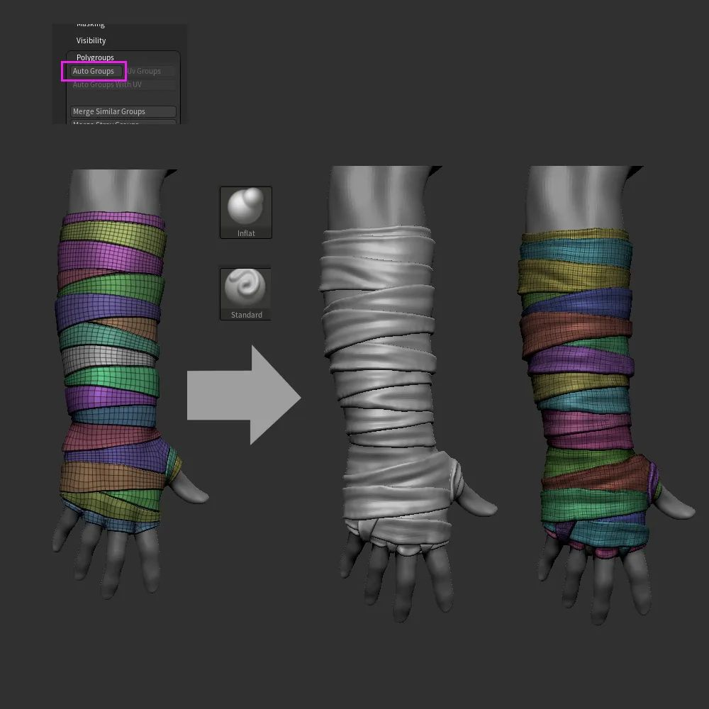游戏建模ZBrush 小技巧次世代,游戏建模,3D游戏建模小强的博客-