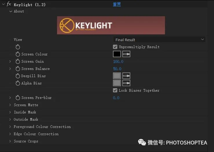 Ae Keylight 1 2 中英对照 Mediatea的博客 Csdn博客