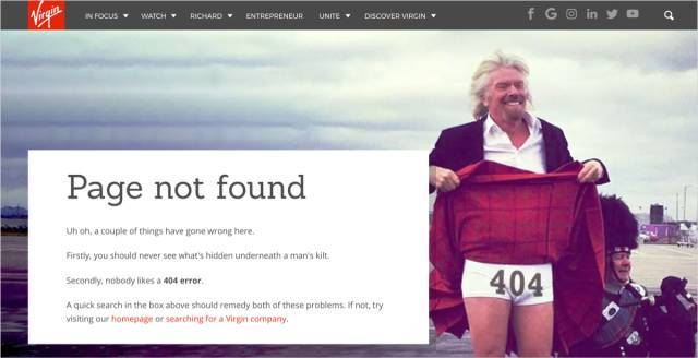知名网站的 404 页面长啥样？