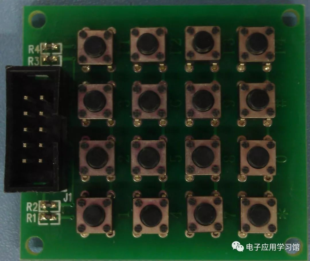 4x4 matrix buttons - Programmer Sought