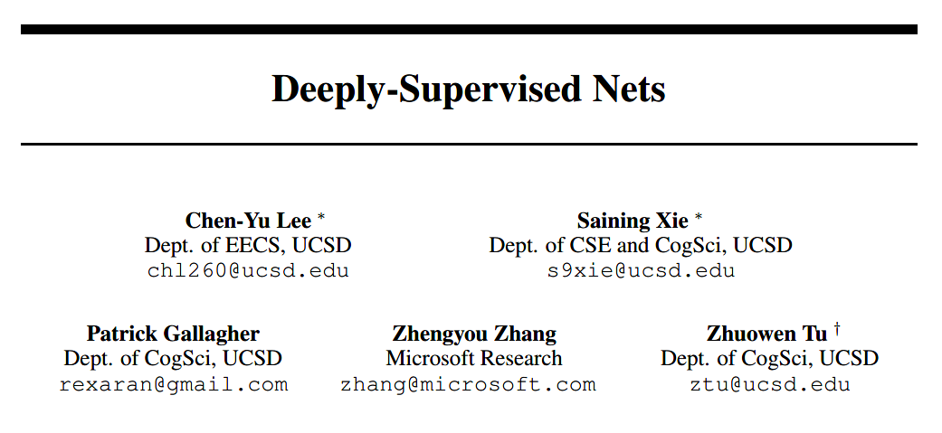 深度学习100问 15 什么是深监督 Deep Supervision Louwill12的博客 程序员宅基地 程序员宅基地