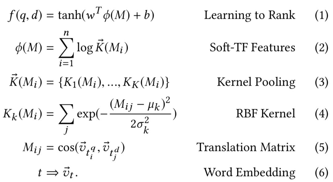 推荐姊妹篇：搜索中的深度匹配模型