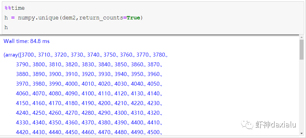 使用Numpy进行高程统计及可视化-CSDN博客